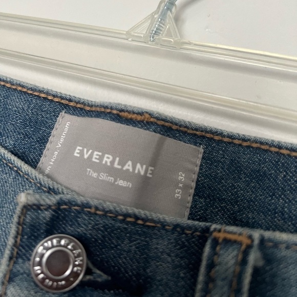 Everlane Men's The Slim Fit Jean 33x32 - Picture 4 of 6